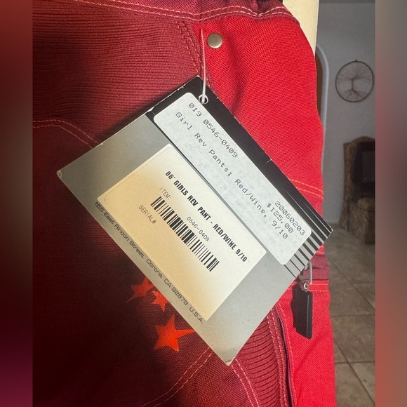 Troy Lee Designs Women’s Rev Pants‎ Redwine Moto MX Size 9/10 NWT - Picture 10 of 16